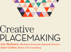 The words "creative placemaking" over a cream background